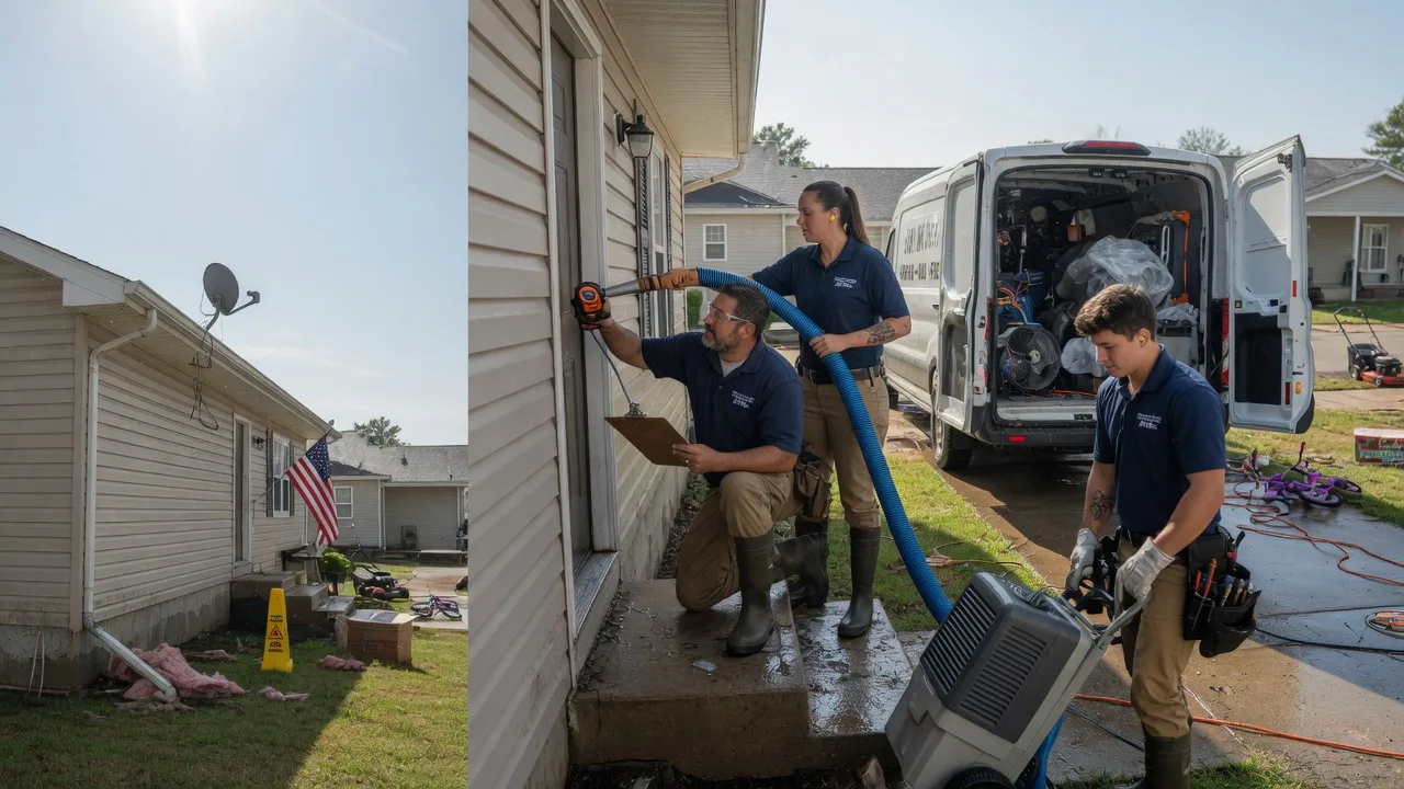 Ceiling Water Damage Restoration in Saint Francisville, LA near me